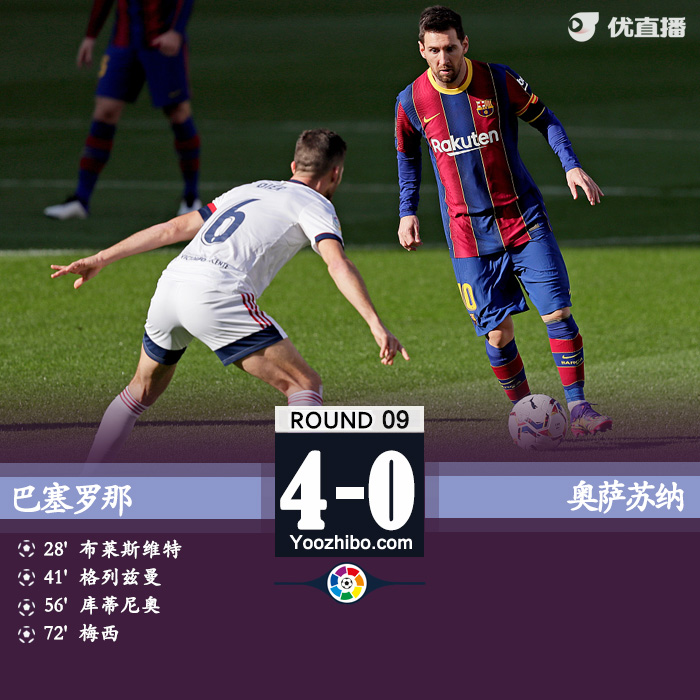 <a href=/zuqiubs/barcelona/ target=_blank class=infotextkey>巴萨</a>4-0奥萨苏纳